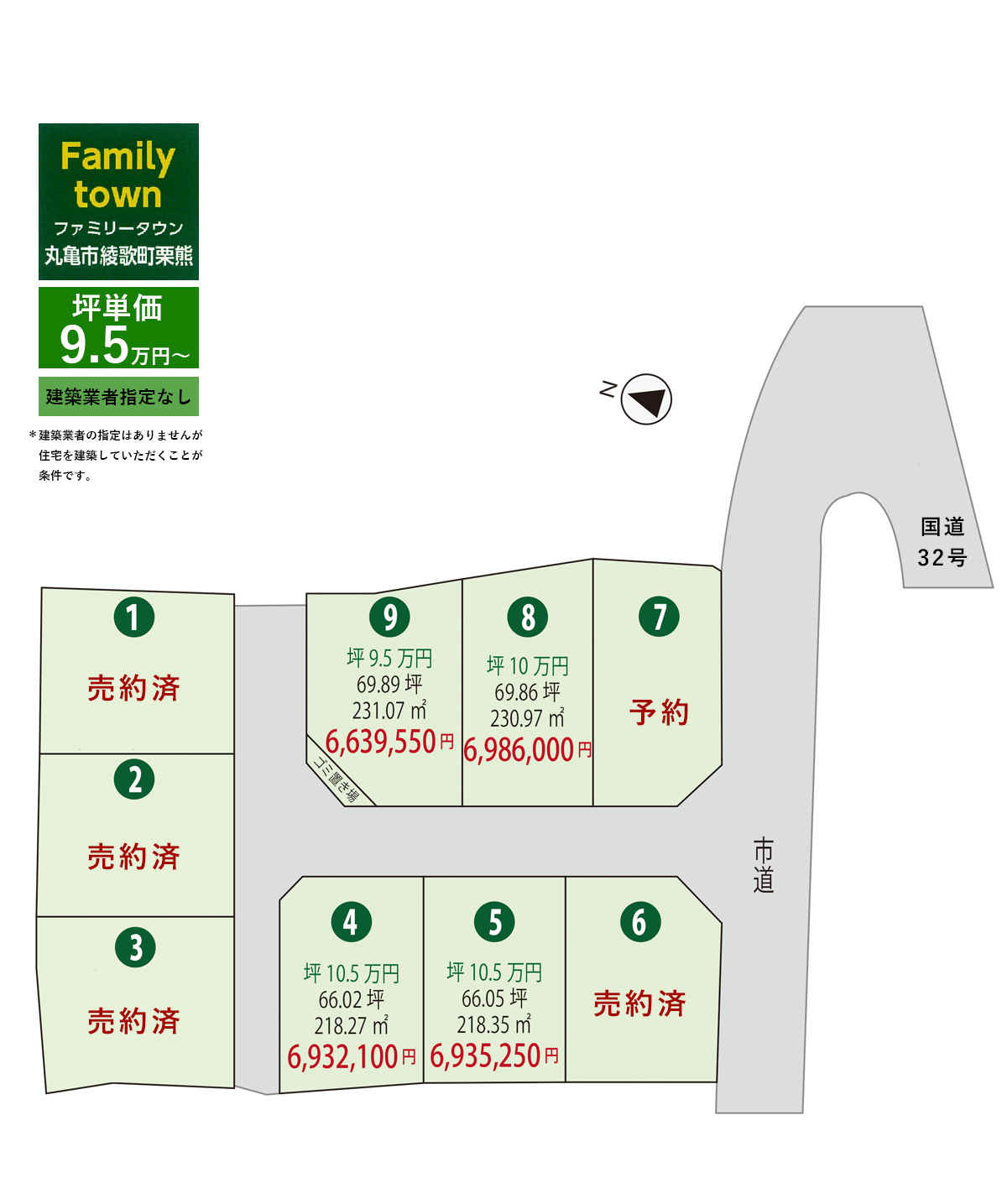 ファミリータウン丸亀市綾歌町栗熊